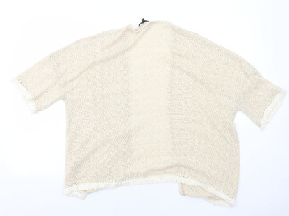 Womens UK Size 12 New Look Ivory Cardigan Jumper