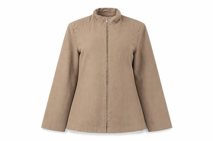 Joella Di Marco Womens Brown Jacket Size M Zip