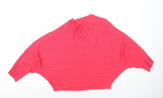 Womens UK Size S River Island Pink Pullover Jumper