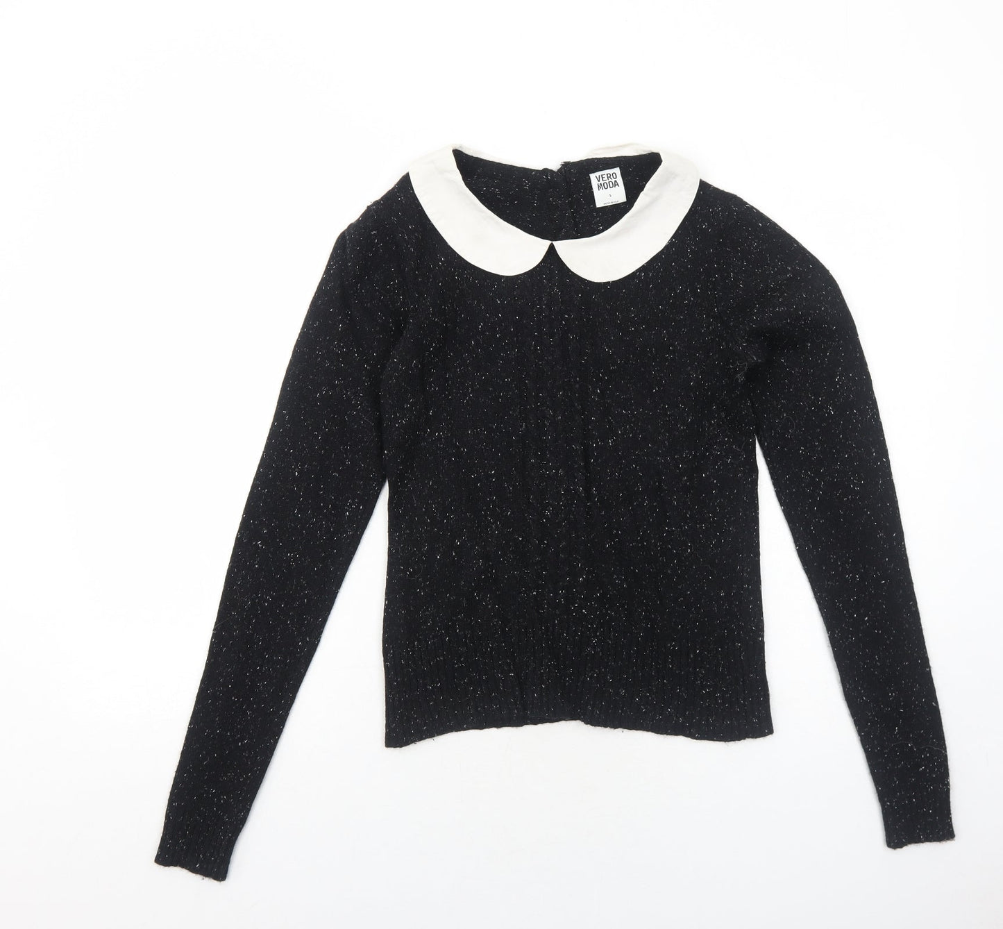 Womens UK Size S VERO MODA Black Pullover Jumper