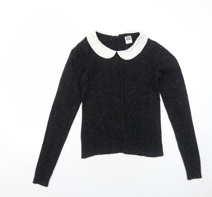 Womens UK Size S VERO MODA Black Pullover Jumper