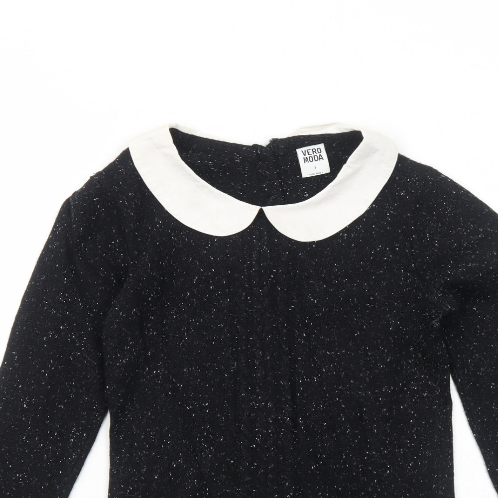 Womens UK Size S VERO MODA Black Pullover Jumper