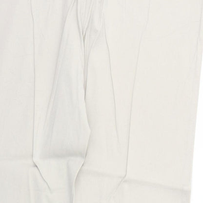 TONI Mens Beige Cotton Trousers Size 42 in Regular Zip