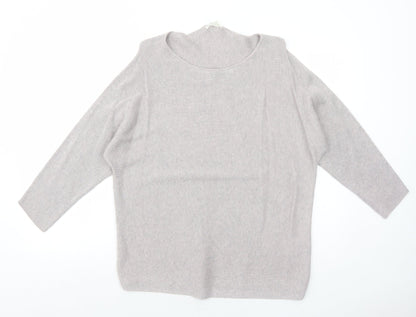 Womens UK Size M H&M Purple Pullover Jumper