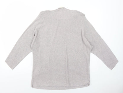 Womens UK Size M H&M Purple Pullover Jumper