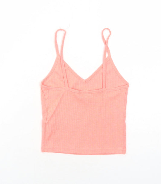 Womens UK Size 6 Topshop Pink Basic Tank