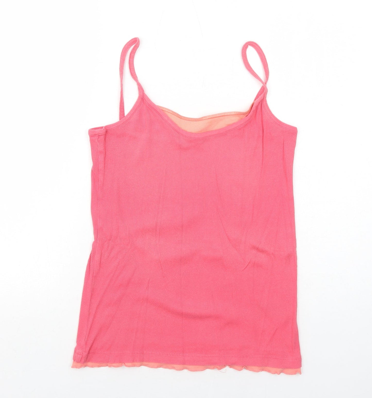 Womens UK Size 16 Marks and Spencer Pink Basic Tank