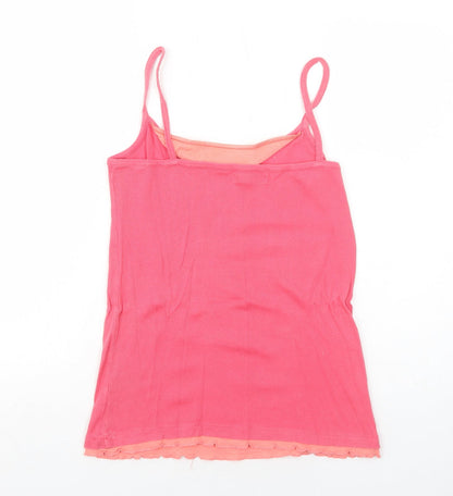 Womens UK Size 16 Marks and Spencer Pink Basic Tank