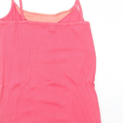 Womens UK Size 16 Marks and Spencer Pink Basic Tank