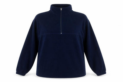 Perfectex Womens Blue Polyester Pullover Sweatshirt Size L Zip