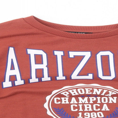 New Look Girls Orange Polyester Pullover Sweatshirt Size 10-11 Years Pullover - Arizona