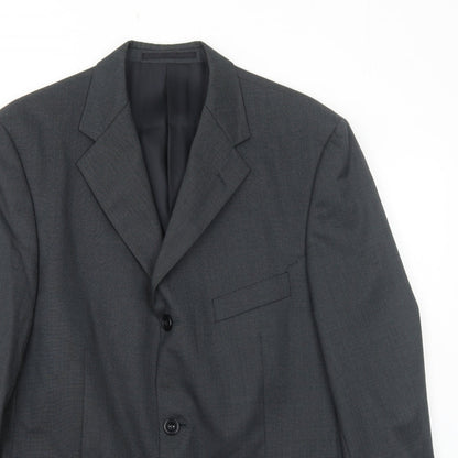 Mens UK Size 44 Scott & Taylor Regular Grey Suit Jacket