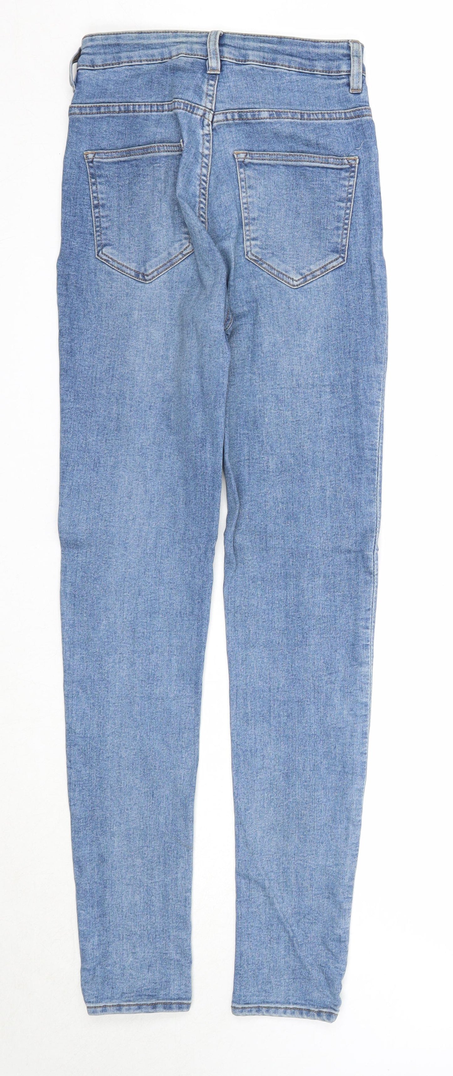 Womens UK Size 6 Divided Regular Fit Skinny Blue Jeans