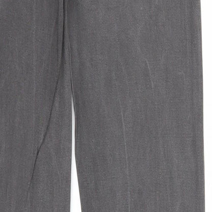 Love this style Womens Black Cotton Straight Jeans Size XS Regular Zip
