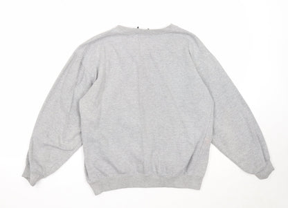 Daisy Street Womens Grey Polyester Pullover Sweatshirt Size 6 Pullover - Thunderhill Raceway Park California