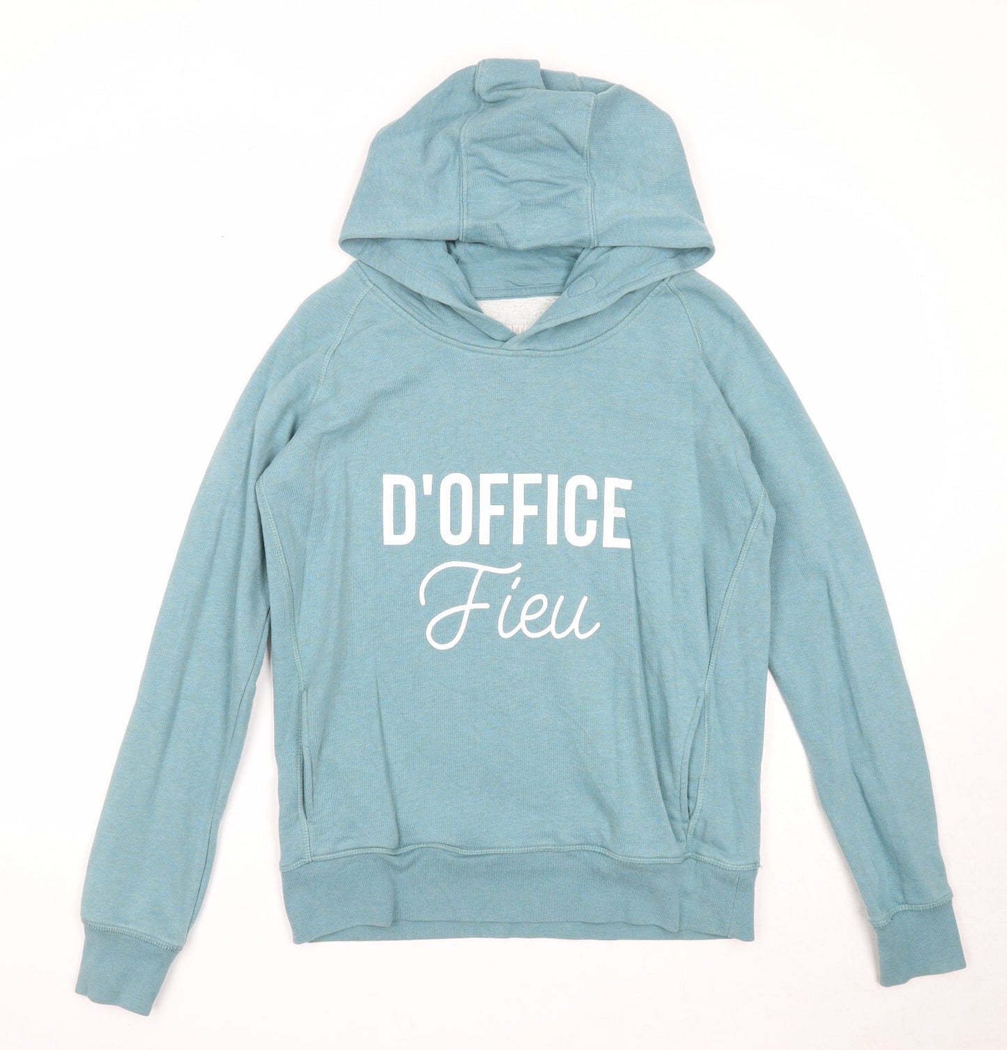 Stanley Stella Womens Blue Cotton Pullover Hoodie Size S Pullover - D'Office Fieu