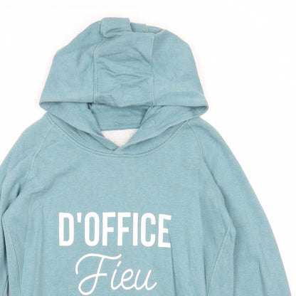 Stanley Stella Womens Blue Cotton Pullover Hoodie Size S Pullover - D'Office Fieu