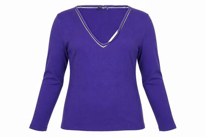 Womens UK Size 14 Marks and Spencer Purple Pullover Jumper