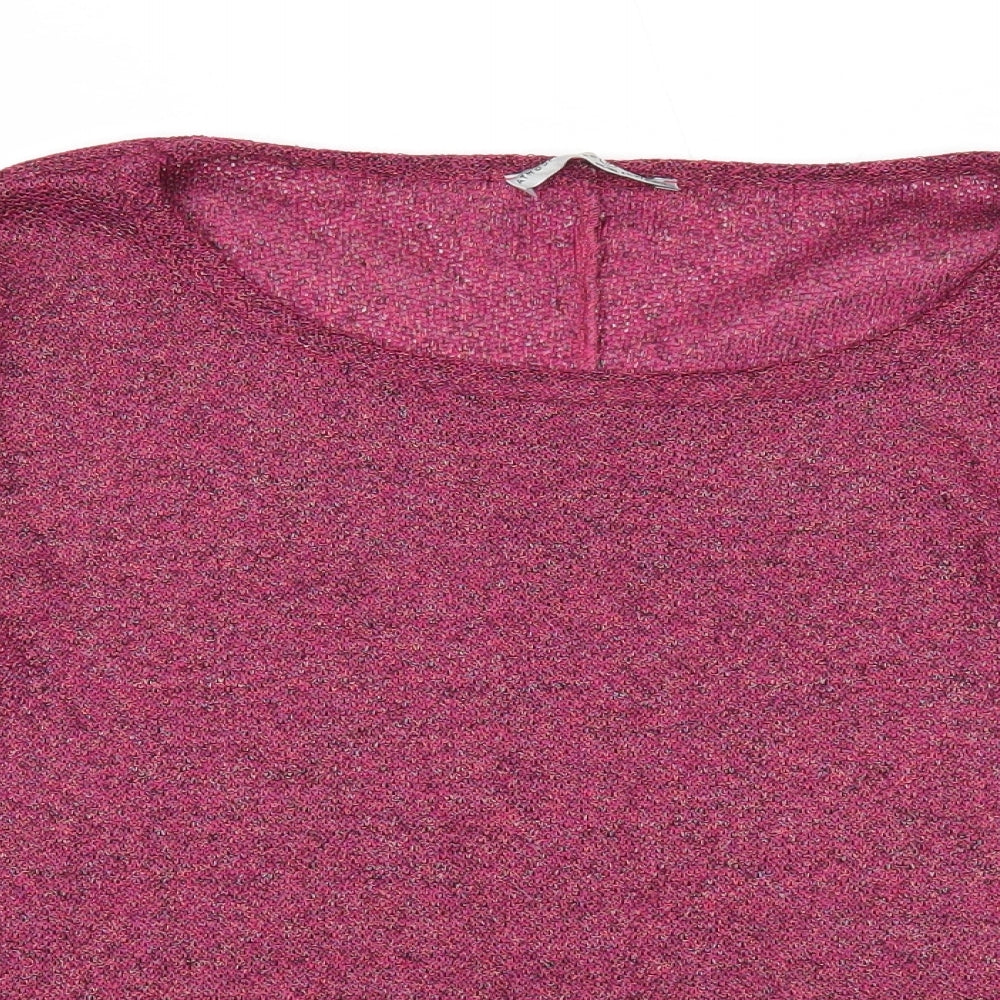 Atmosphere Womens Purple Round Neck Acrylic Pullover Jumper Size 8