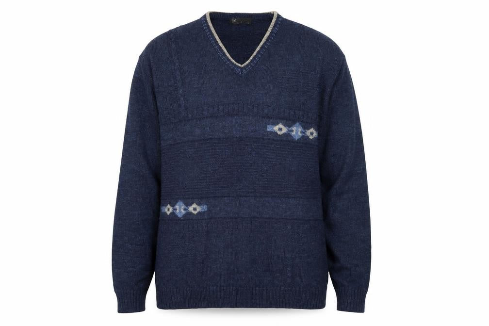 Mens UK Size S BHS Blue Pullover Jumper