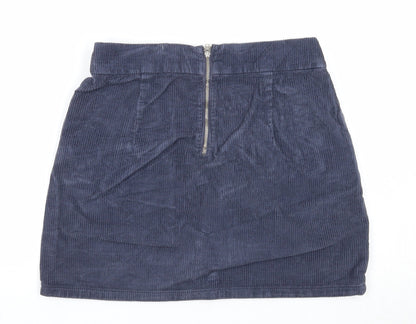 Womens UK Size 28 in Topshop Mini Corduroy Skirt