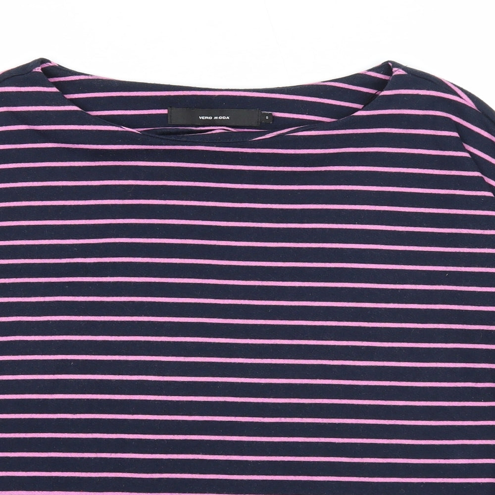 Womens UK Size S VERO MODA Blue Pullover Jumper
