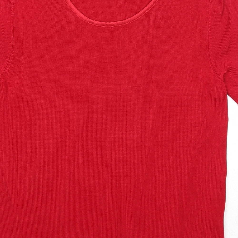 Womens UK Size M Casamia Red Pullover Jumper