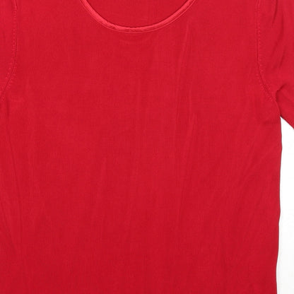Womens UK Size M Casamia Red Pullover Jumper