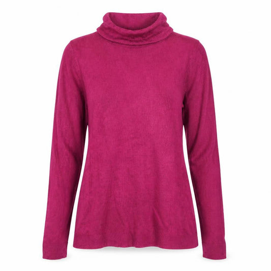 Womens UK Size 10 Love Knitwear Purple Pullover Jumper