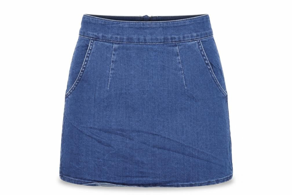 Womens UK Size 6 Denim & Co. A-Line Denim Skirt