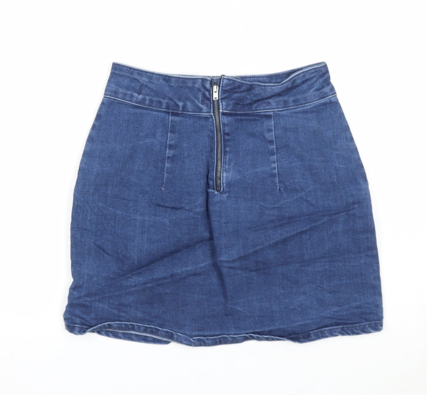 Womens UK Size 6 Denim & Co. A-Line Denim Skirt