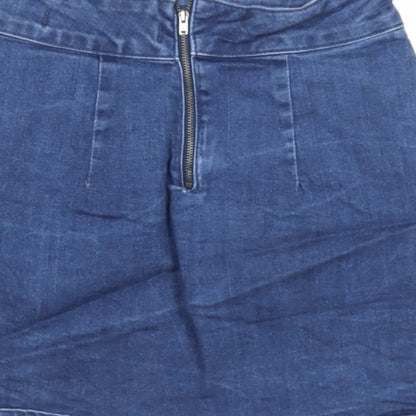 Womens UK Size 6 Denim & Co. A-Line Denim Skirt