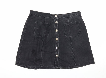 Womens UK Size M Cooperative A-Line Denim Skirt