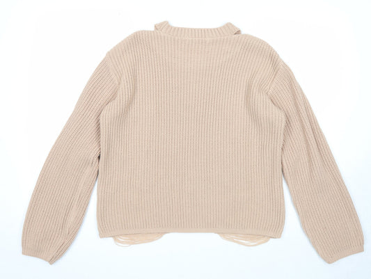Womens UK Size 16 Select Beige Pullover Jumper