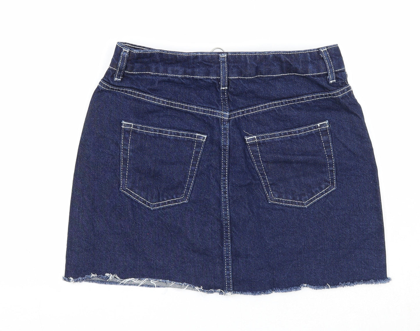 Womens UK Size 8 Topshop Mini Denim Skirt