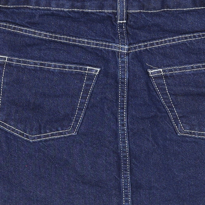Womens UK Size 8 Topshop Mini Denim Skirt