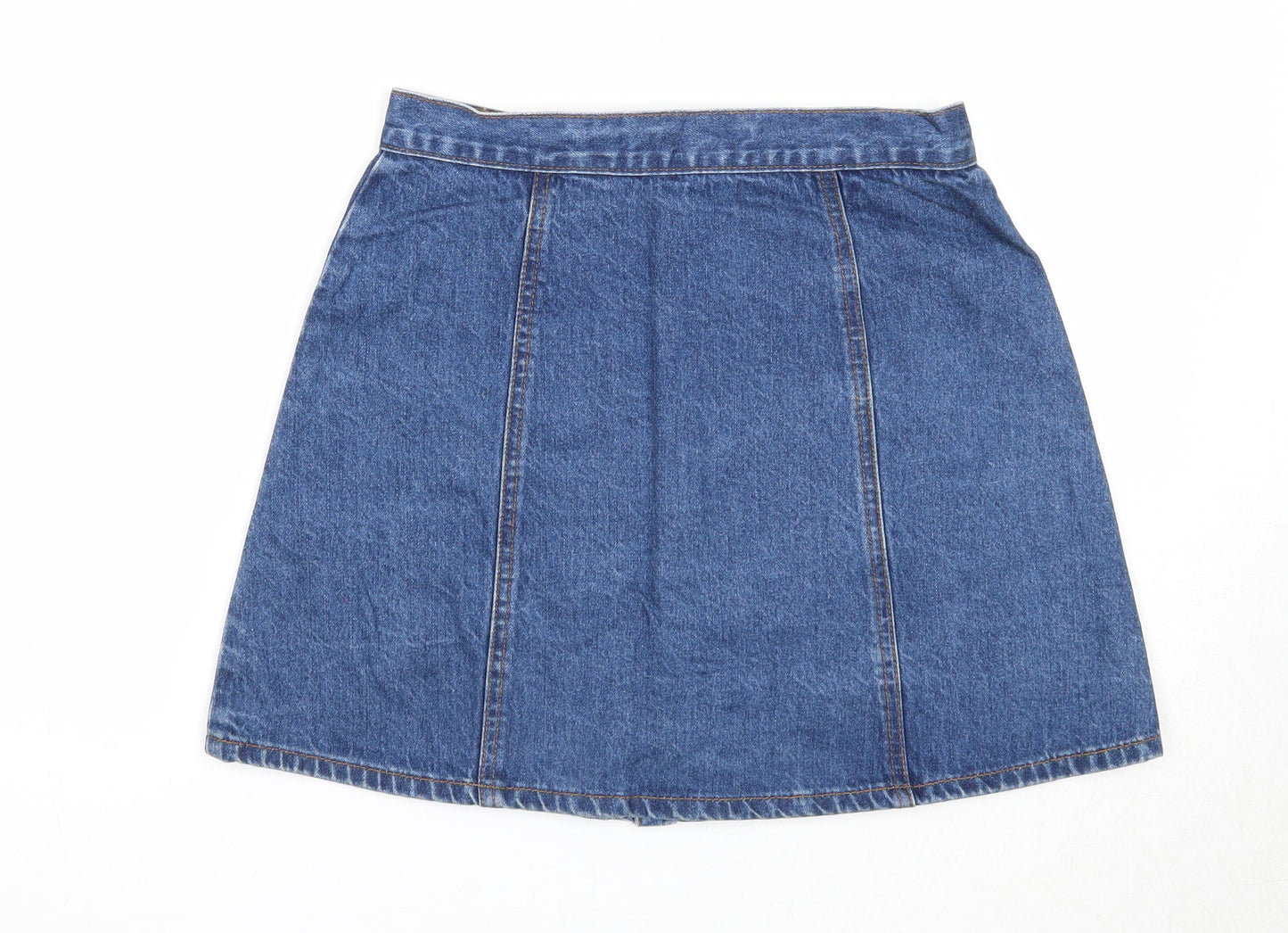 Womens UK Size S Cooperative A-Line Denim Skirt