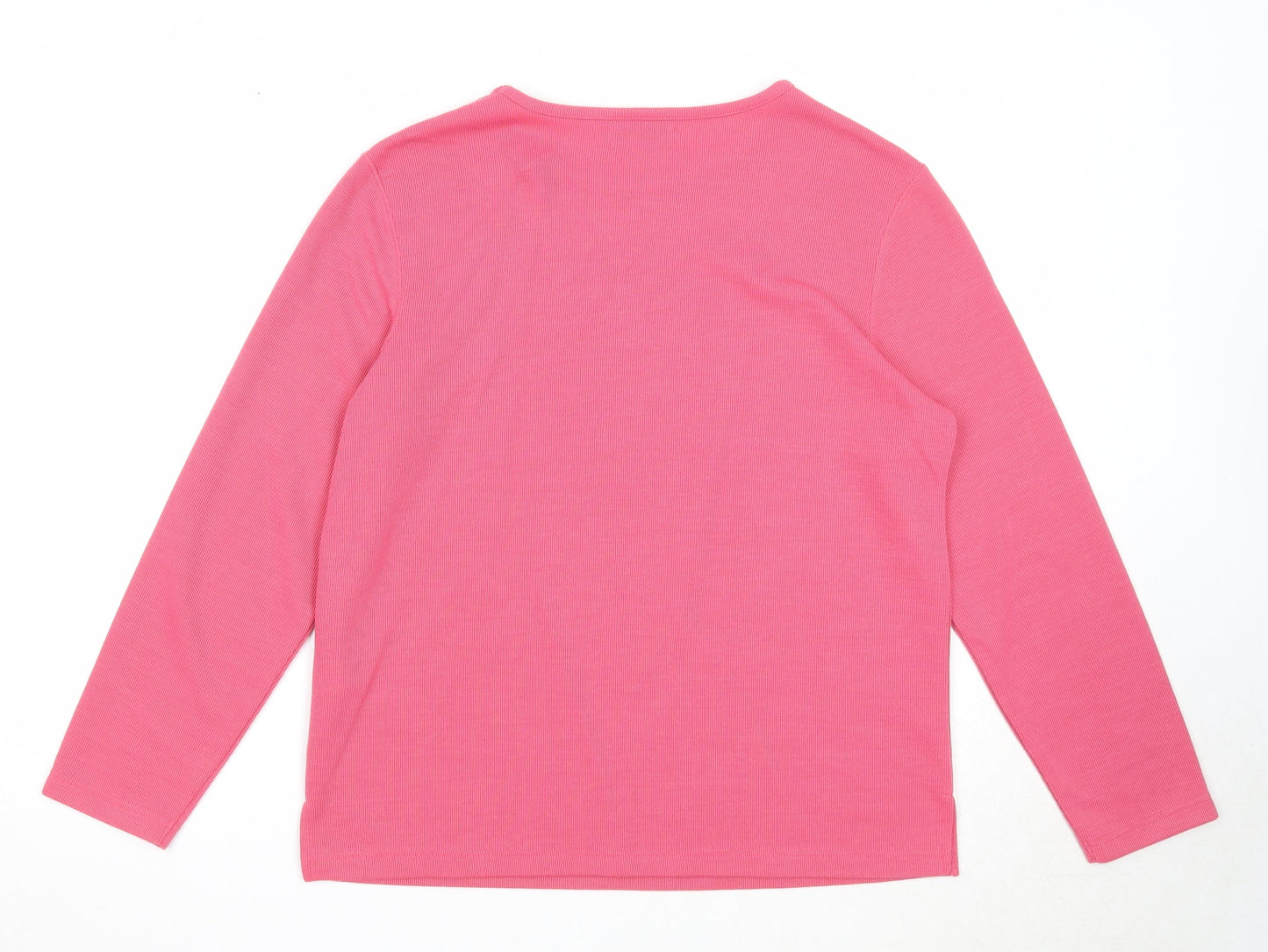 Womens UK Size S Bonmarché Pink Pullover Jumper