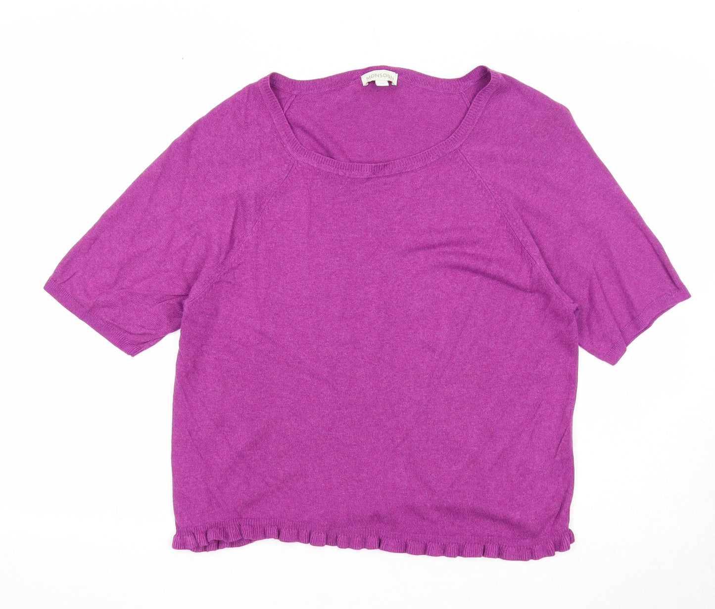 Womens UK Size M Monsoon Purple Pullover Jumper