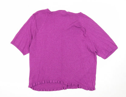 Womens UK Size M Monsoon Purple Pullover Jumper