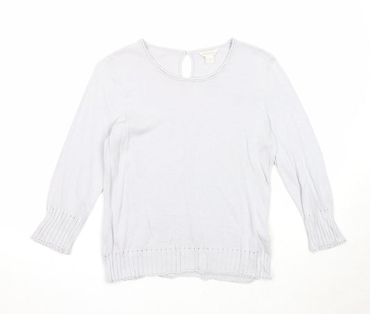 Womens UK Size 10 Monsoon Grey Pullover Jumper
