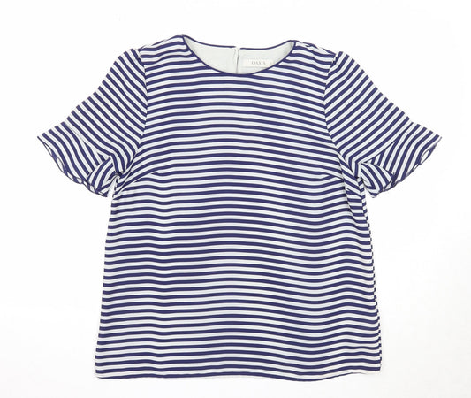 Womens UK Size 14 Oasis Blue Basic T-Shirt