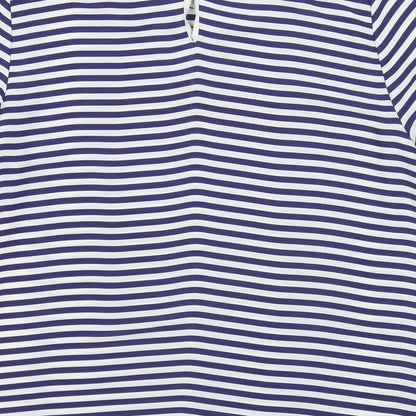 Womens UK Size 14 Oasis Blue Basic T-Shirt