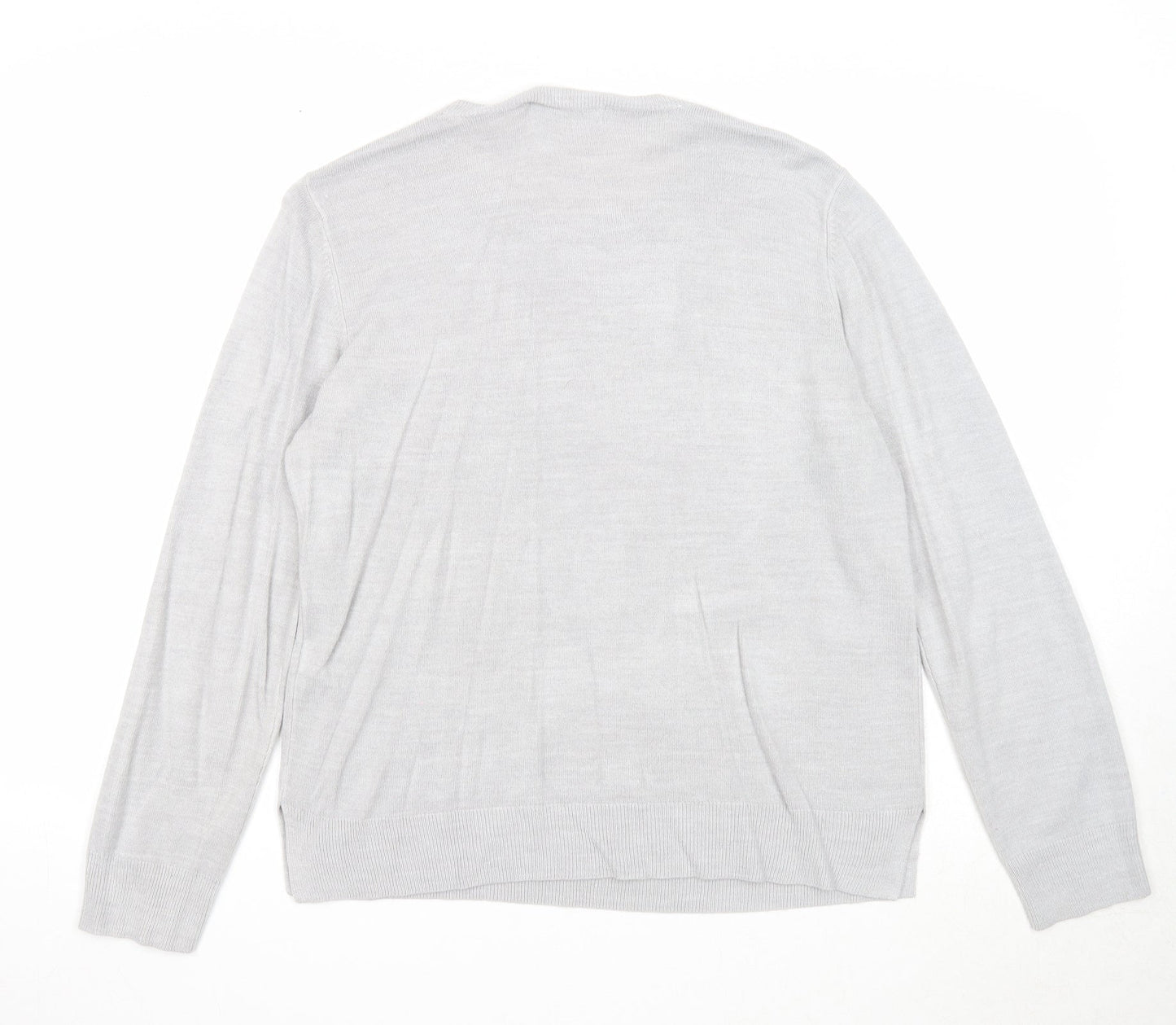 Womens UK Size 16 Marks and Spencer Grey Pullover Jumper