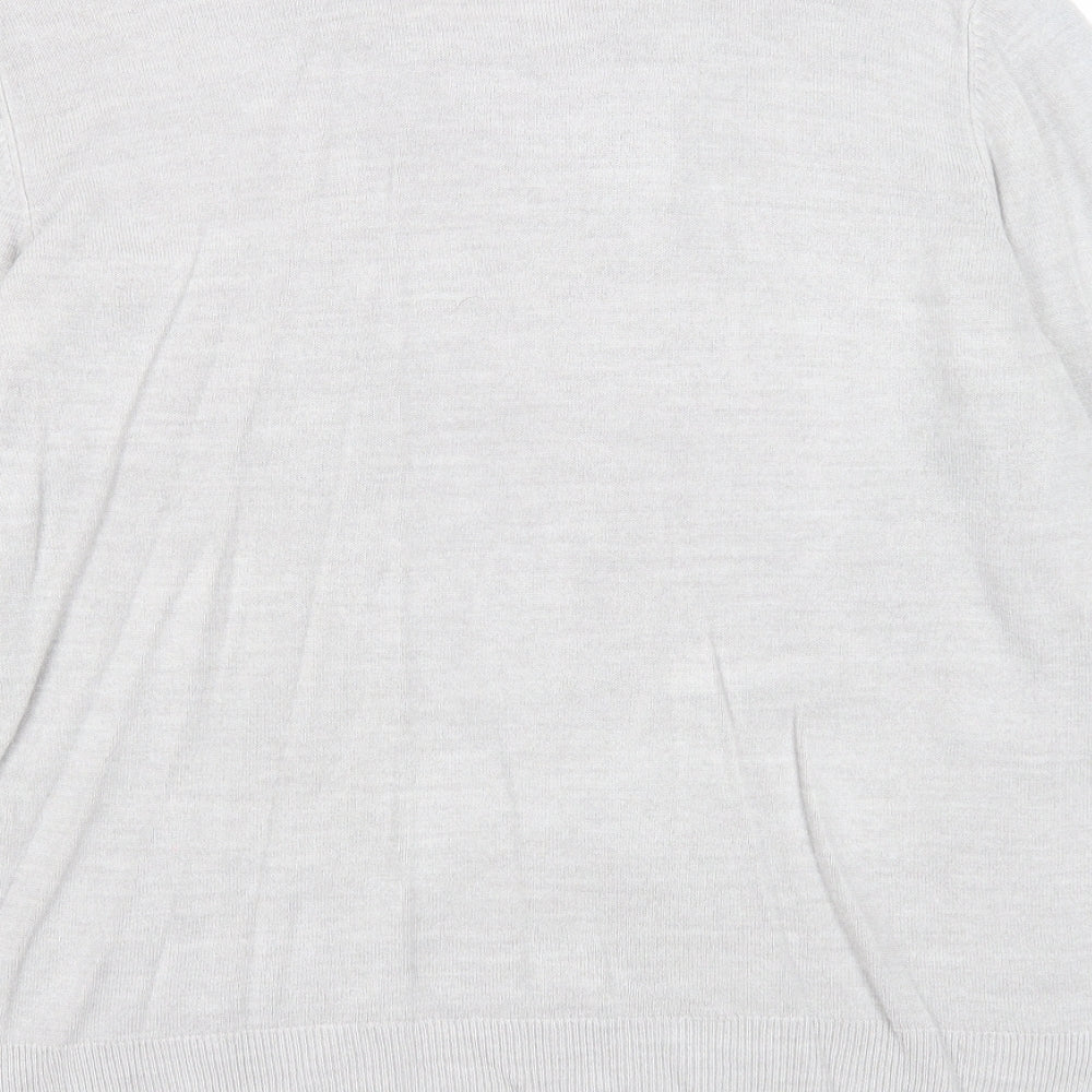 Womens UK Size 16 Marks and Spencer Grey Pullover Jumper