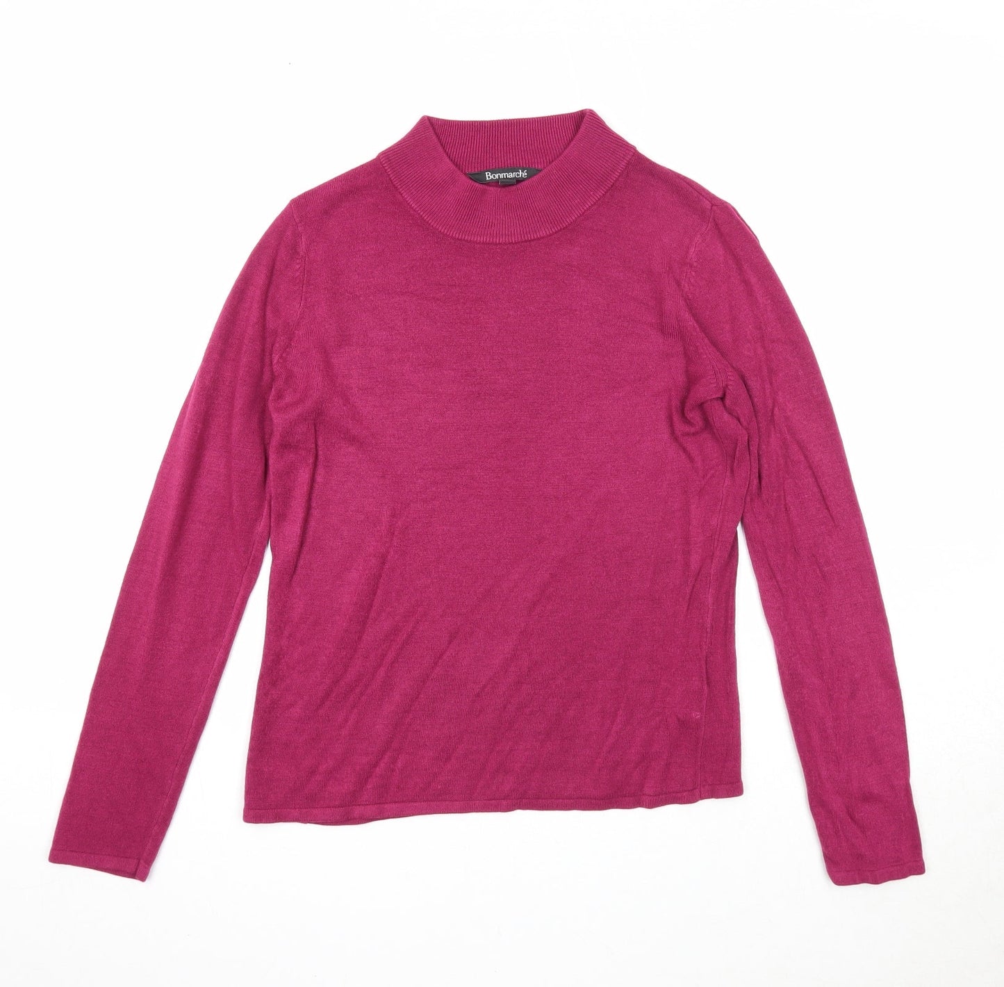 Womens UK Size 8 Bonmarché Purple Pullover Jumper