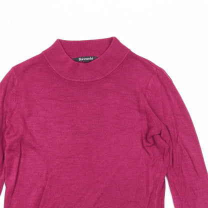Womens UK Size 8 Bonmarché Purple Pullover Jumper