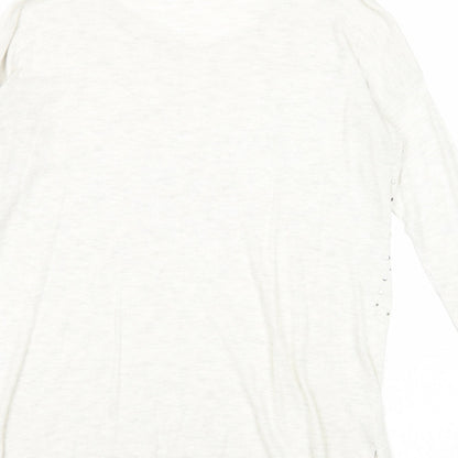 Womens UK Size 8 Warehouse Grey Pullover Jumper