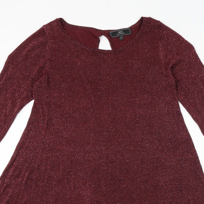Womens UK Size 8 NEXT Red Pullover Jumper
