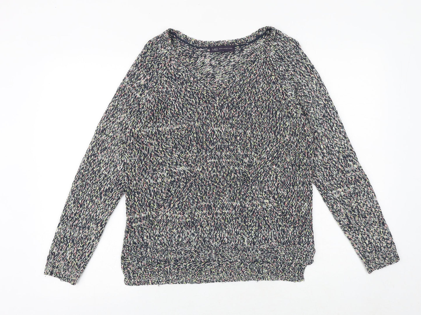 Womens UK Size 8 Marks and Spencer Multicoloured Pullover Jumper